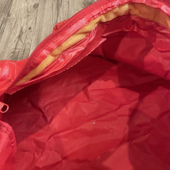 Vintage Latique Red Duffle Bag RARE *View photos* - Picture 11 of 11